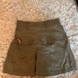 Olive Green Women's Skort